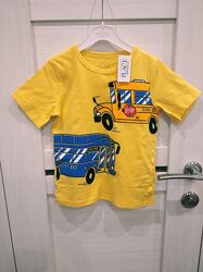Жовта яскрава футболка The Children&acutes place розмір 4т