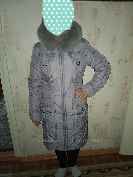 Пальто, пуховик, куртка зимняя женская р. 46-48
