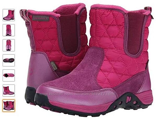 Яркие зимние женские сапоги merrell jungle moc 2 waterproof snow boot 36р.