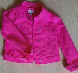 Куртка котоновая розовая Children Place очень стильная, состояние новой