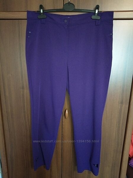Брюки летние фиолетовые р.50-52, хорошее состояние