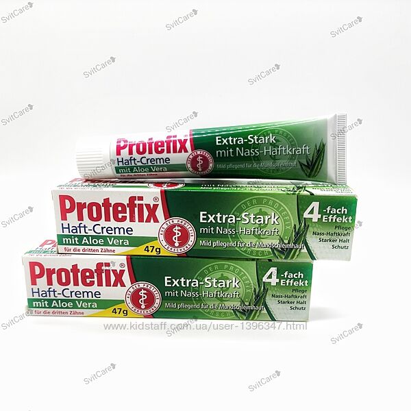 Protefix aloe Vera крем для зубних протезів 