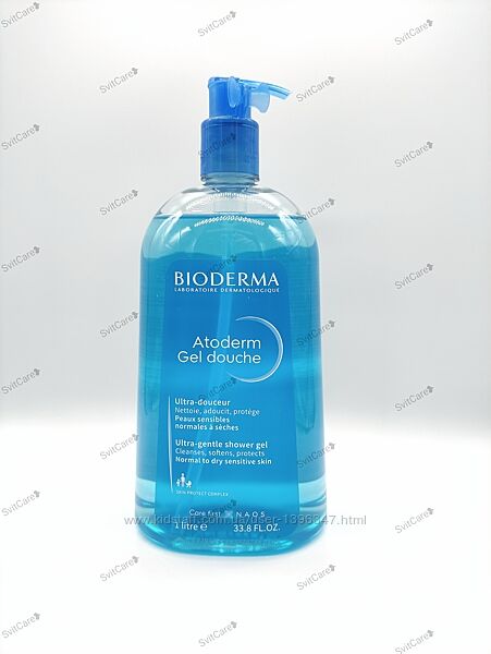 Bioderma Atoderm Gentle Shower Gel гель 1 л