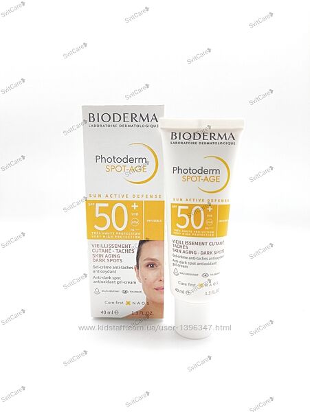 Bioderma photoderm spot-age spf 50 гель-крем