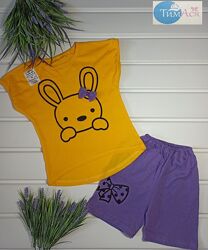 Комплекти літні для дівчаток Нові 2-6 років