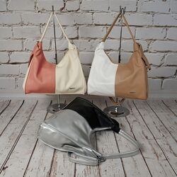 Яркие оригинальные женские сумки  - тоут  Корзинка с двумя ручкам - 4 модел