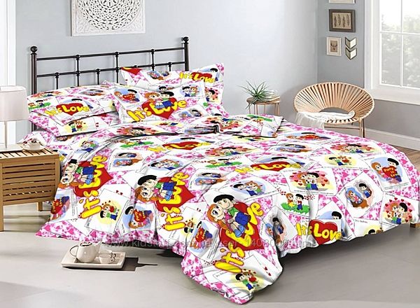 Детский комплект постельного белья в кроватку