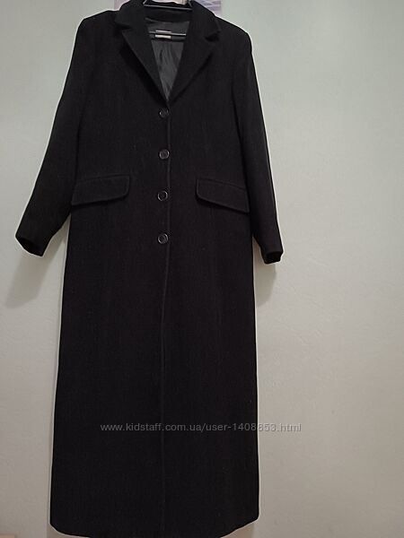 Класне кашемірове шерстяне пальто пог 54 см 