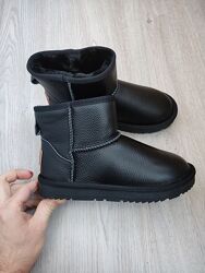Низькі шкіряні уггі, кожаные угги угі, короткие угги, 36,38р код 3855