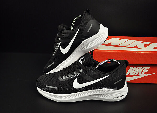 чоловічі кросівки Nike Zoom Flyknit Lunar3 чорні з білим і чорні з сірим