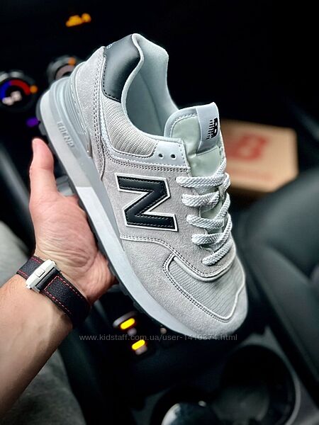  кросівки New Balance 574 Legacy чорні і сірі з чорним