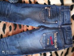 Пакет джинсовой одежды на 3- 4 года