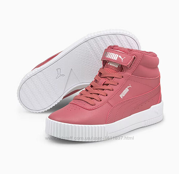 Зимние высокие кроссовки хайтопы ботинки Puma пума