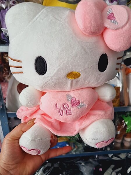 М&acuteяка, плюшева іграшка Хелло Кітті Hello Kitty 30 см