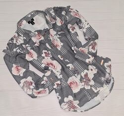 Стильная рубашка блуза Firetrap девочке 6-7 лет бу Англия