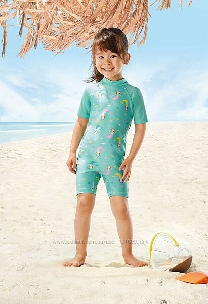 Солнцезащитный пляжный костюм комбинезон Lupilu 1-2, 4-6 лет