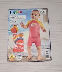 Солнцезащитный пляжный костюм Lupilu 0-2, 2-6, 6-12мес