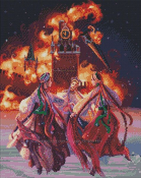 Алмазна мозаїка Ідейка AMO7619 вогні вільності Jennifer Sikora, 40х50 см на підрамнику