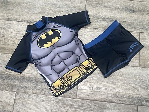 Сонцезахисний пляжний костюм, купальник Batman 5-6років