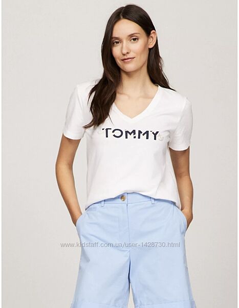 Футболка жіноча від відомого бренду Tommy Hilfiger  Оригінал 