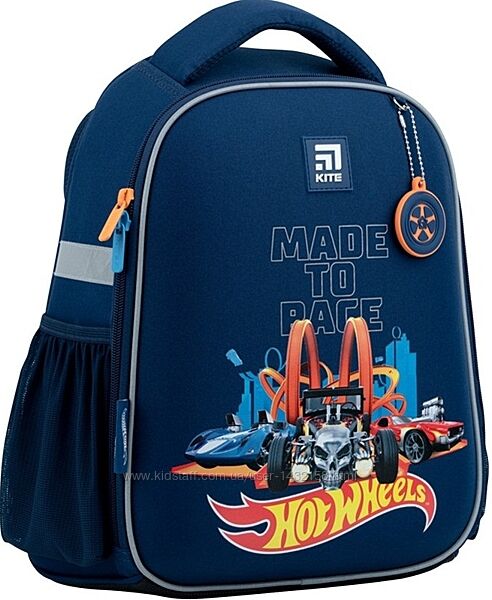 Шкільний каркасний рюкзак Kite Hot Wheels 555S Education