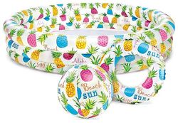 Бассейн надувн. Ананасы 