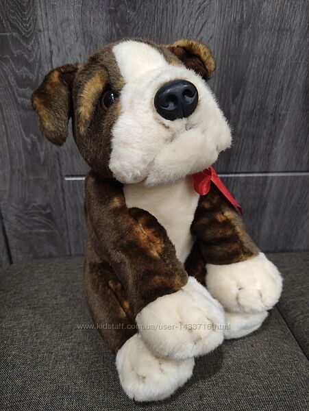 Мягкая игрушка собачка щенок Боксер песик цуцик 28 см Keel toys