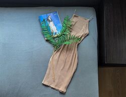 Базова коротка сукня міні по фігурі в обтяжку в рубчик