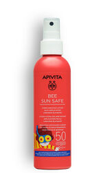 Apivita Детское солнцезащитное молочко SPF50 для лица и тела 