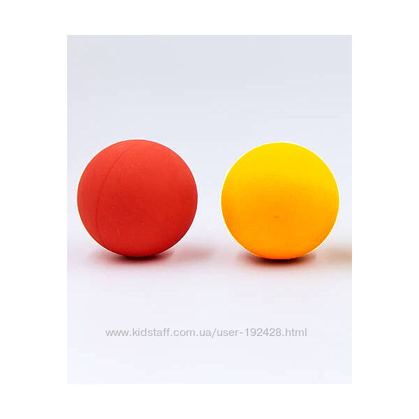 Мячи кинезиологические комплект Красный и Желтый