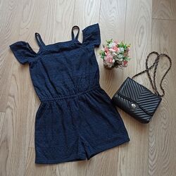 Літній ажурний комбінезон із шортами