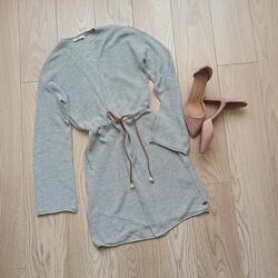 Подовжений базовий теплий кардиган, S