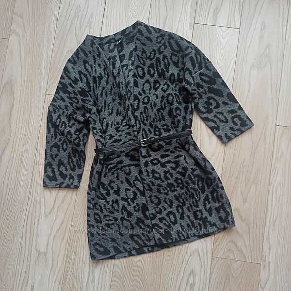 Класичний кардиган в анімалістичний принт, М