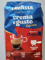 Итальянский кофе Lavazza crema e gusto оригинал Италия