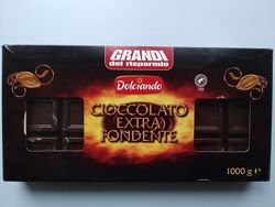 Шоколад Dolciando Cioccolato Extra Fondente 1кг, Италия