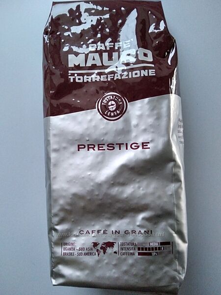 Кофе в зернах Mauro prestige, 1кг, Италия