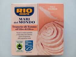 Стейк тунця Mari del mondo в оливковій олії Rio mare 160г Італія