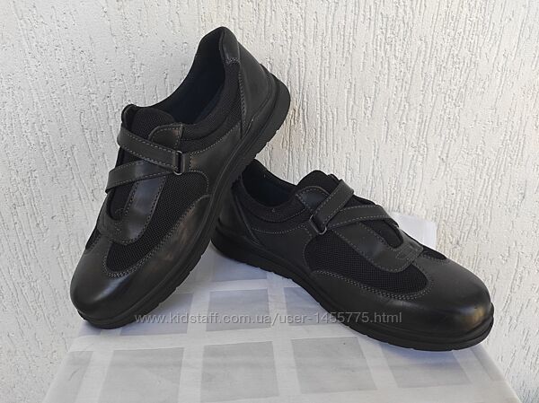 Туфли кожанно-текстильние Easy b р.41