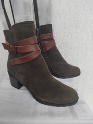 Полусапожки кожанно-замшевие Skechers р.40-41
