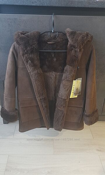 Дублёнка натуральная для мальчиков 