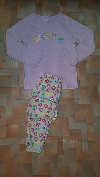 Комплект теплый домашний, пижама термо-велюр Primark 8-9л 134 см
