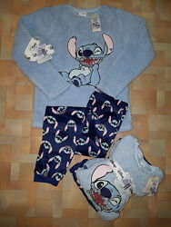 Мега теплая плюшевая пижама Стич, Stitch пушистая Primark, Disney 12-14 лет