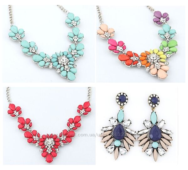 Колье ожерелье в ассортименте. Прикраса