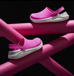 Женские стильные яркие кроксы Crocs LiteRide оригинал, в ассортименте