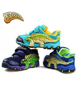 Дитячі миготливі кросівки з 3D динозаврами Dinosoles, в асортименті