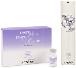 Ампули та шампунь проти випадіння волосся Artego Rescue Lotion 10 по 8мл 