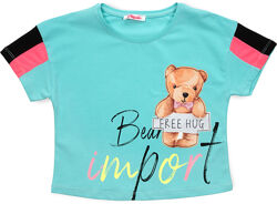 Стильные модные трикотажные футболки для девочек 8 - 14 лет в ассортименте.