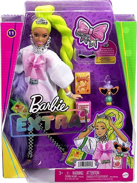 Barbie Extra  Экстра Модная Азиатка Кукла Барби Екстра с розовыми дредами