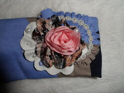 Повязка с цветком
