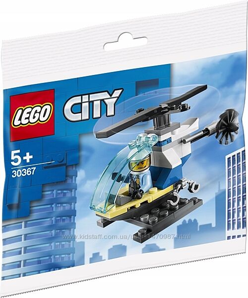 Конструктор Лего Сити Lego City 30367 поліцейський гелікоптер